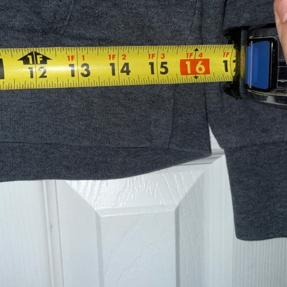 Adidas Men's Charcoal Hoodie - Picture 4 of 4